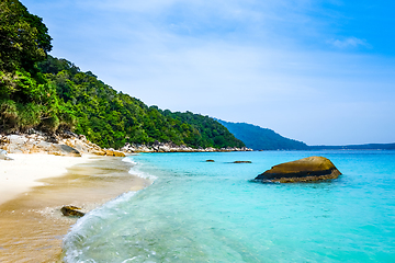 Image showing Turtle Beach, Perhentian Islands, Terengganu, Malaysia