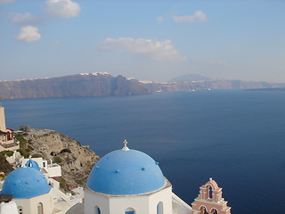 Image showing Santorini Churches