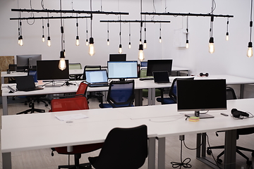 Image showing empty  startup office interior