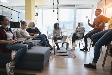 Image showing team meeting and brainstorming