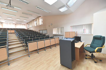 Image showing empty classroom