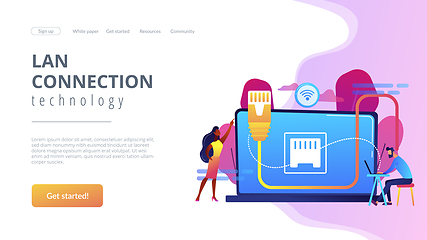 Image showing concept landing page.