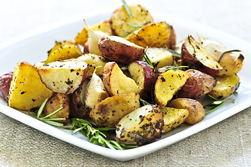 Image showing Roasted potatoes