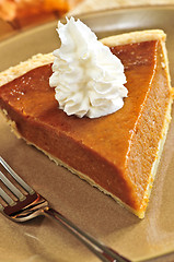 Image showing Pumpkin pie