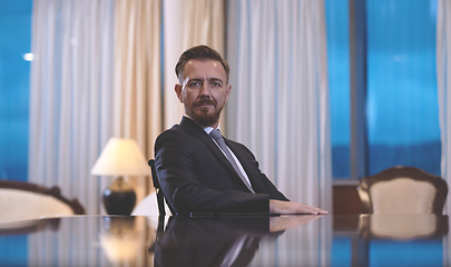 Image showing corporate business man portrait at luxury office