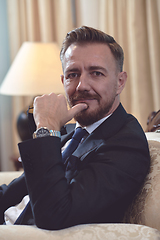 Image showing corporate business man portrait at luxury office