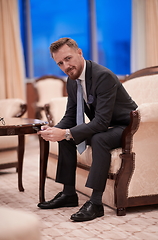 Image showing corporate business man portrait at luxury office