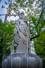 Image showing Statue in Zojo-ji temple, Tokyo, Japan