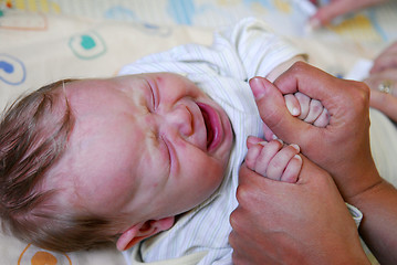 Image showing Crying baby