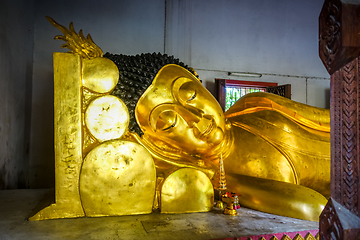 Image showing Buddha statue in Wat Phra Singh temple, Chiang Mai, Thailand