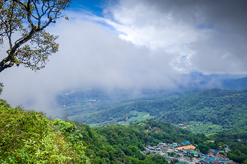 Image showing Doi Pui Mong hill tribe village landscape, Chiang Mai, Thailand