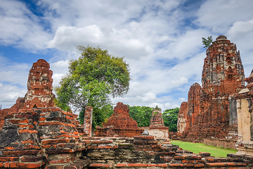 Image showing Wat Mahathat temple, Ayutthaya, Thailand