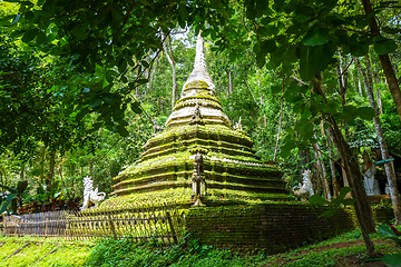 Image showing Wat Palad temple stupa, Chiang Mai, Thailand