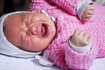 Image showing Crying baby