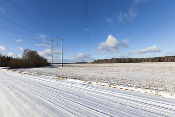 Image showing Snow after snowfall