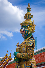 Image showing Yaksha statue, Grand Palace, Bangkok, Thailand