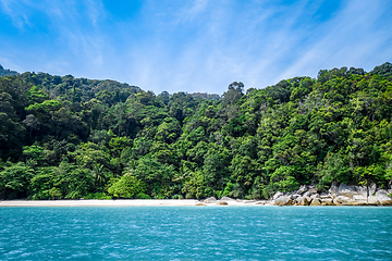 Image showing Turtle Beach, Perhentian Islands, Terengganu, Malaysia