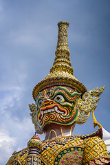 Image showing Yaksha statue, Grand Palace, Bangkok, Thailand