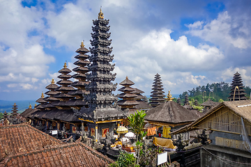 Image showing Pura Besakih temple on mount Agung, Bali, Indonesia