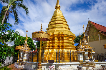 Image showing Wat Chomphu temple, Chiang Mai, Thailand