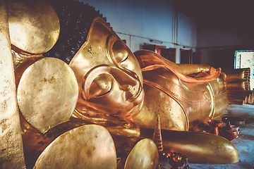 Image showing Buddha statue in Wat Phra Singh temple, Chiang Mai, Thailand