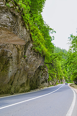 Image showing Road in rocky mountain