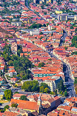 Image showing Aerial view in summer of old city