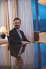 Image showing corporate business man portrait at luxury office