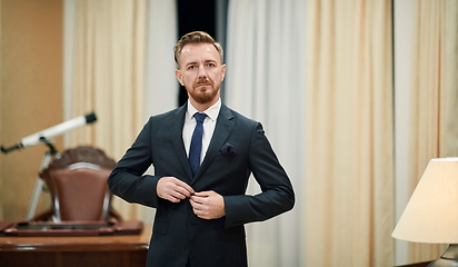 Image showing corporate business man portrait at luxury office