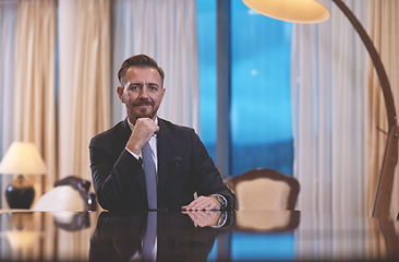 Image showing corporate business man portrait at luxury office