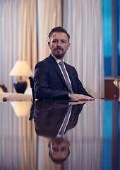 Image showing corporate business man portrait at luxury office