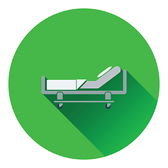 Image showing Hospital bed icon