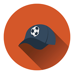 Image showing Football fans cap icon