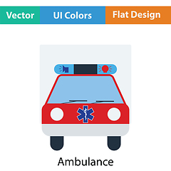 Image showing Ambulance car icon