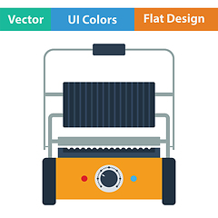 Image showing Kitchen electric grill icon