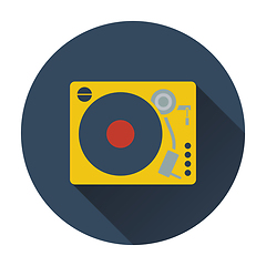 Image showing Vinyl player icon