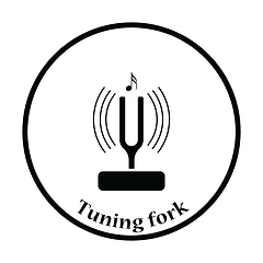 Image showing Tuning fork icon