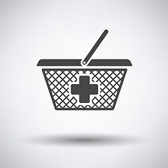 Image showing Pharmacy shopping cart icon