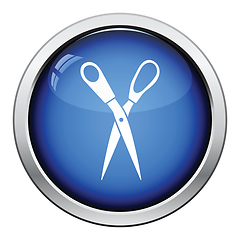 Image showing Tailor scissor icon