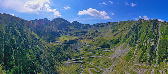 Image showing Fagaras mountain panorama