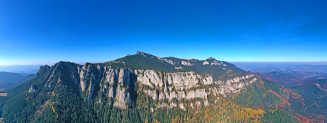 Image showing Autumn mountain panorama