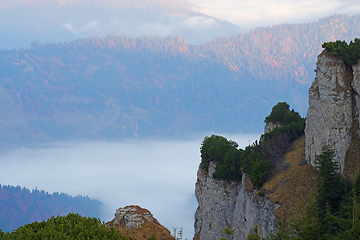 Image showing Rocky mountain autumn scene