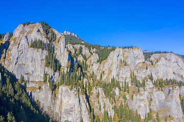 Image showing Autumn rocky mountain landscape