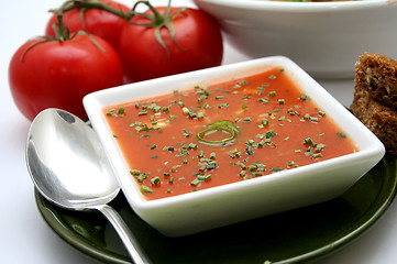 Image showing tomatensuppe