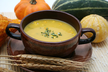 Image showing kürbissuppe