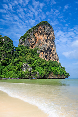 Image showing Railay beach in Krabi, Thailand