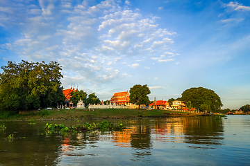 Image showing Chao Phraya River, Ayutthaya, Thailand