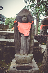 Image showing Jizo statue in Senso-ji temple, Tokyo, Japan