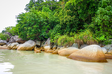 Image showing Teluk Pauh beach in Perhentian Islands, Terengganu, Malaysia