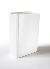 Image showing Closed blank dictionary, book mockup